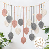 Gobeläng betyfoy vägghängande stora deco blad Hem - Accessoarer och dekorationer Naty Shop Pink