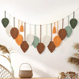 Gobeläng betyfoy vägghängande stora deco blad Hem - Accessoarer och dekorationer Naty Shop Orange