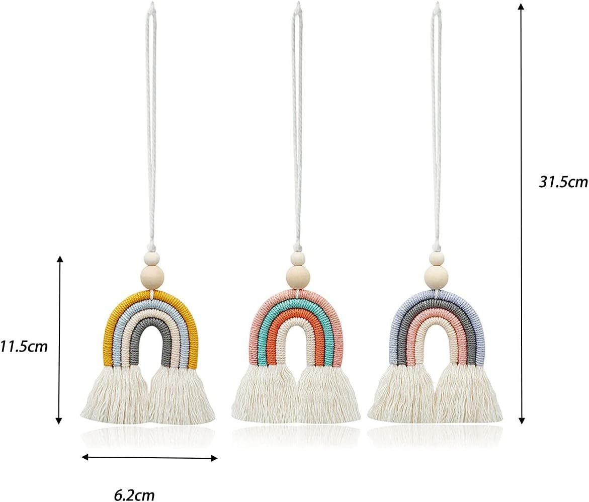 Gobeläng handvävda bitar rainbow14 barnrum rainbow wall14 rainbow Hem - Tillbehör och dekorationer Naty Shop