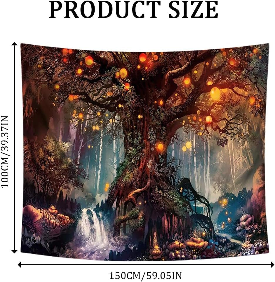 Tapestry tree of life Casa - Tillbehör och dekorationer Naty Shop