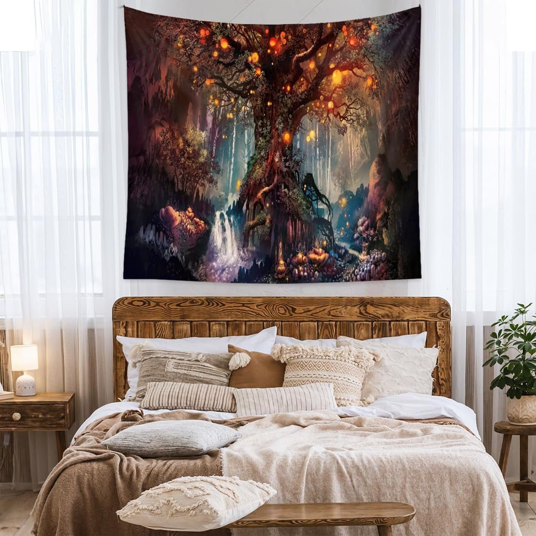 Tapestry tree of life Casa - Tillbehör och dekorationer Naty Shop