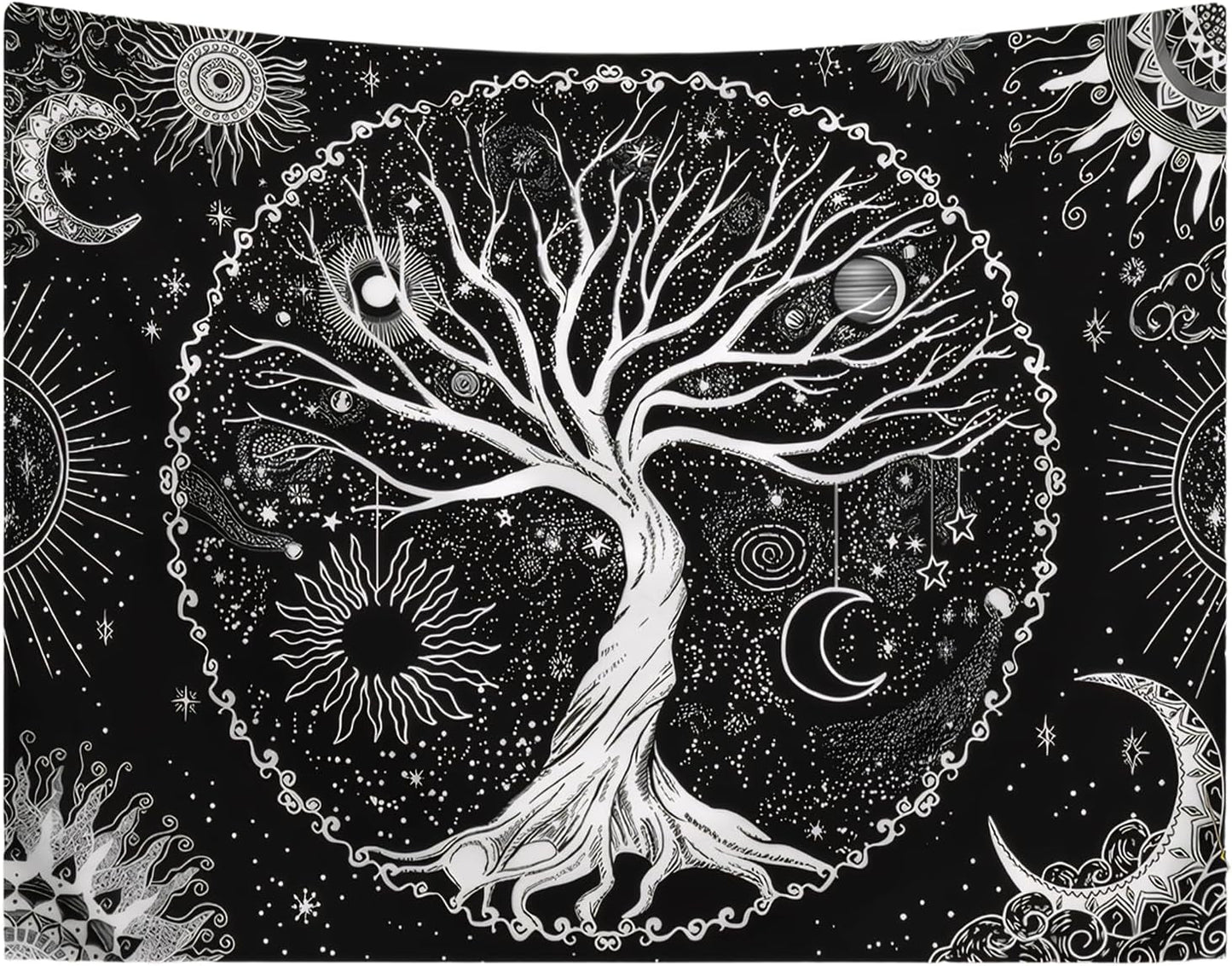 Life tree gobestry sun moon Hem - Tillbehör och dekorationer Naty Shop Standardtitel