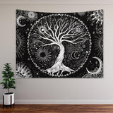 Life tree gobeläng solmåne Casa - Accessoarer och dekorationer Naty Shop