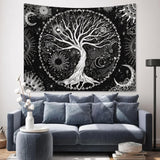 Life tree gobeläng solmåne Casa - Accessoarer och dekorationer Naty Shop