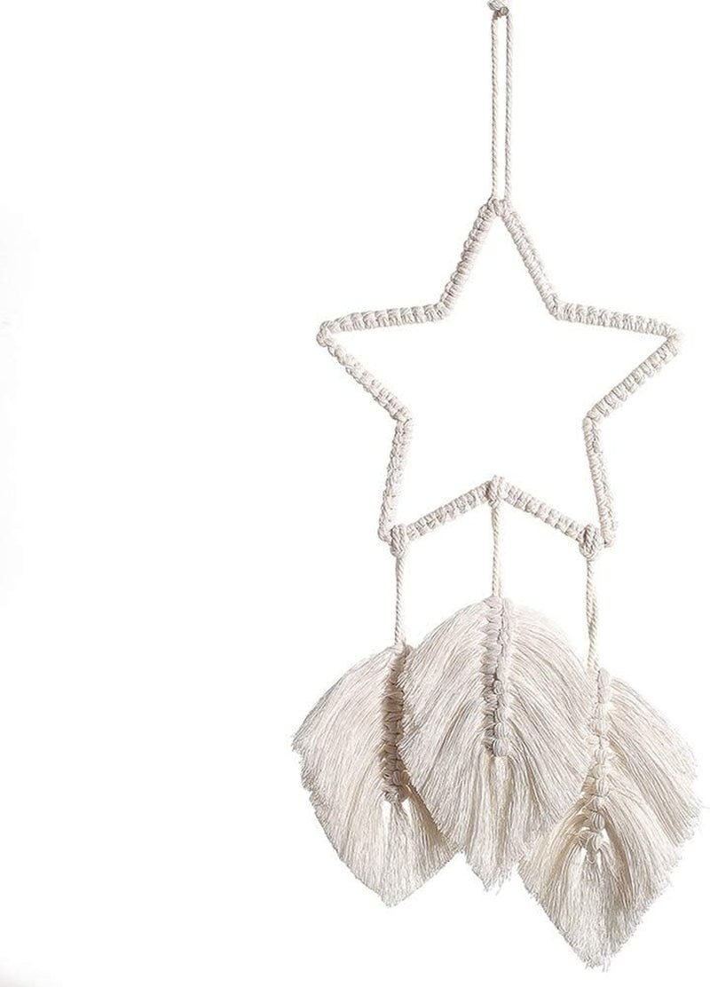 Gobeläng deco drömfångare vävd vit väggdekoration Hem - Tillbehör och dekorationer Naty Shop Stellar Spring