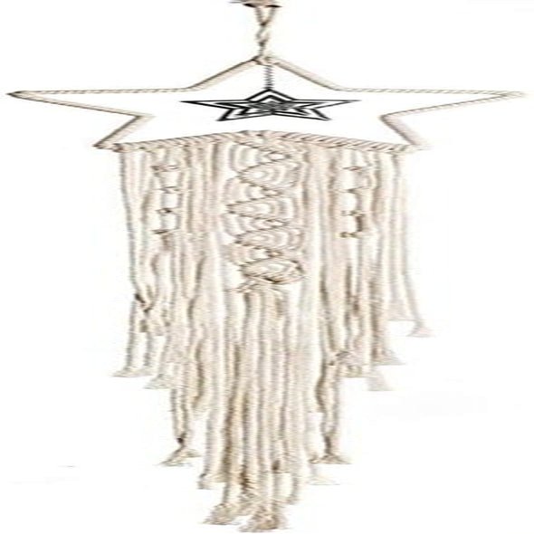 Gobeläng deco drömfångare vävd vit väggdekoration Hem - Accessoarer och dekorationer Naty Shop White
