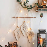 Deco gobeläng drömfångare vävd vit väggdekoration Hem - Tillbehör och dekorationer Naty Shop Arkbåge