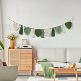 Dekorativ gobeläng vävda löv chica fransar Hem - Accessoarer och dekorationer Naty Shop