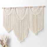 Dremisland gobeläng stor deco vävd beige Hem - Accessoarer och dekorationer Naty Shop Frunza