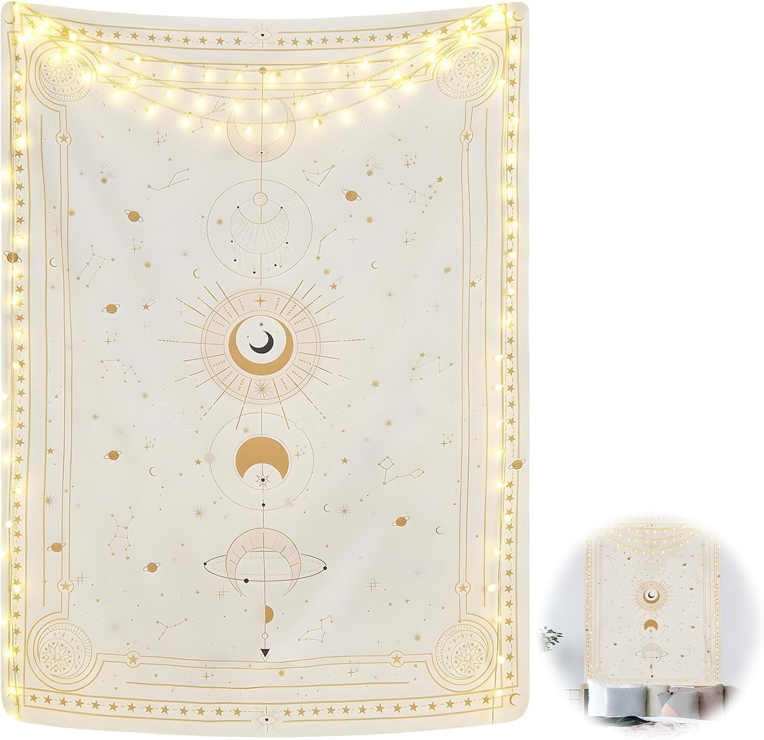 Gobeläng månfaser mysterium konstellation Hem - Tillbehör och dekorationer Naty Shop Standardtitel