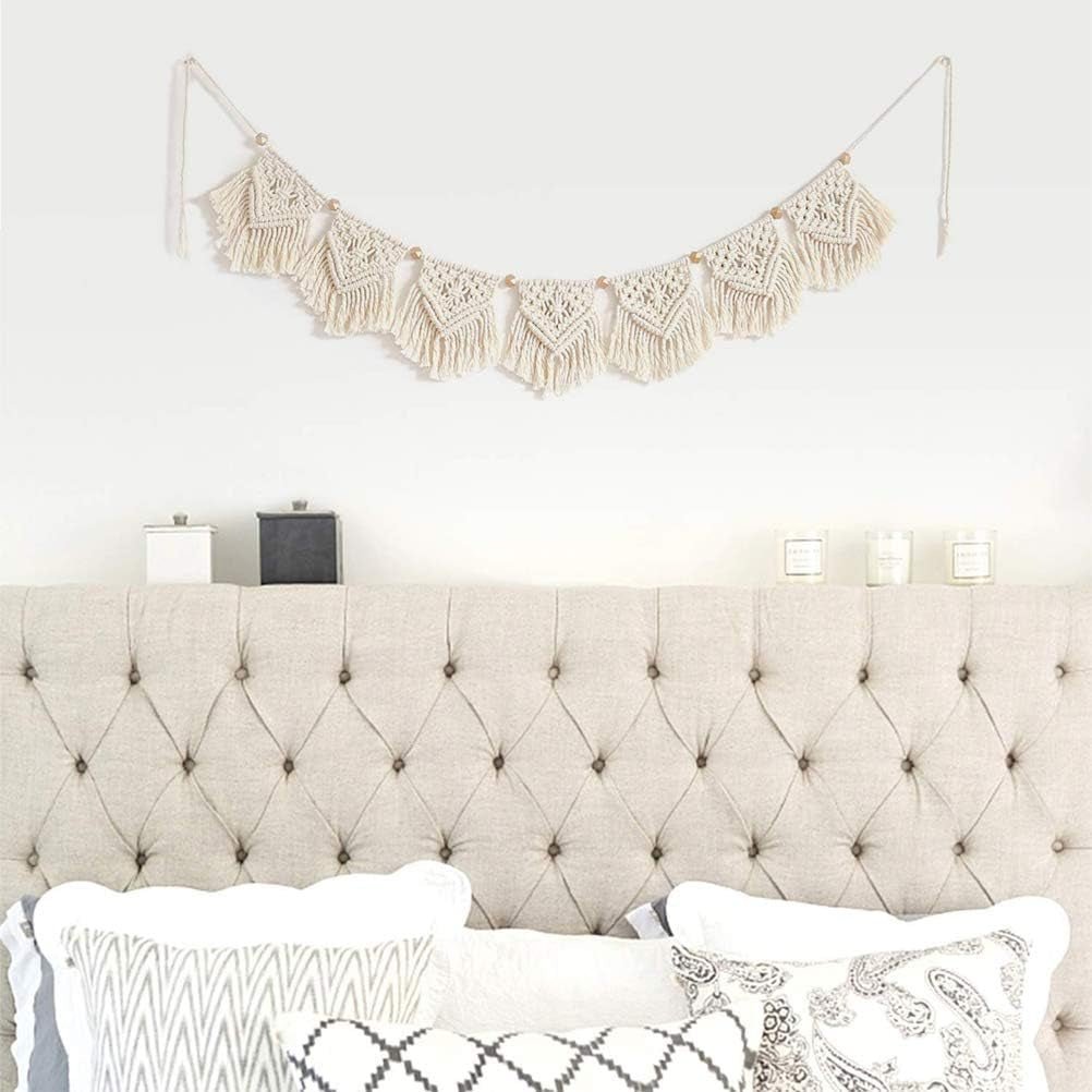 Gobeläng fransar krans banderoll bomull bröllopstyger Hem - Accessoarer och dekorationer Naty Shop