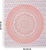 Möblerad finess rosa mandala gobeläng Hem - Accessoarer och dekorationer Naty Shop