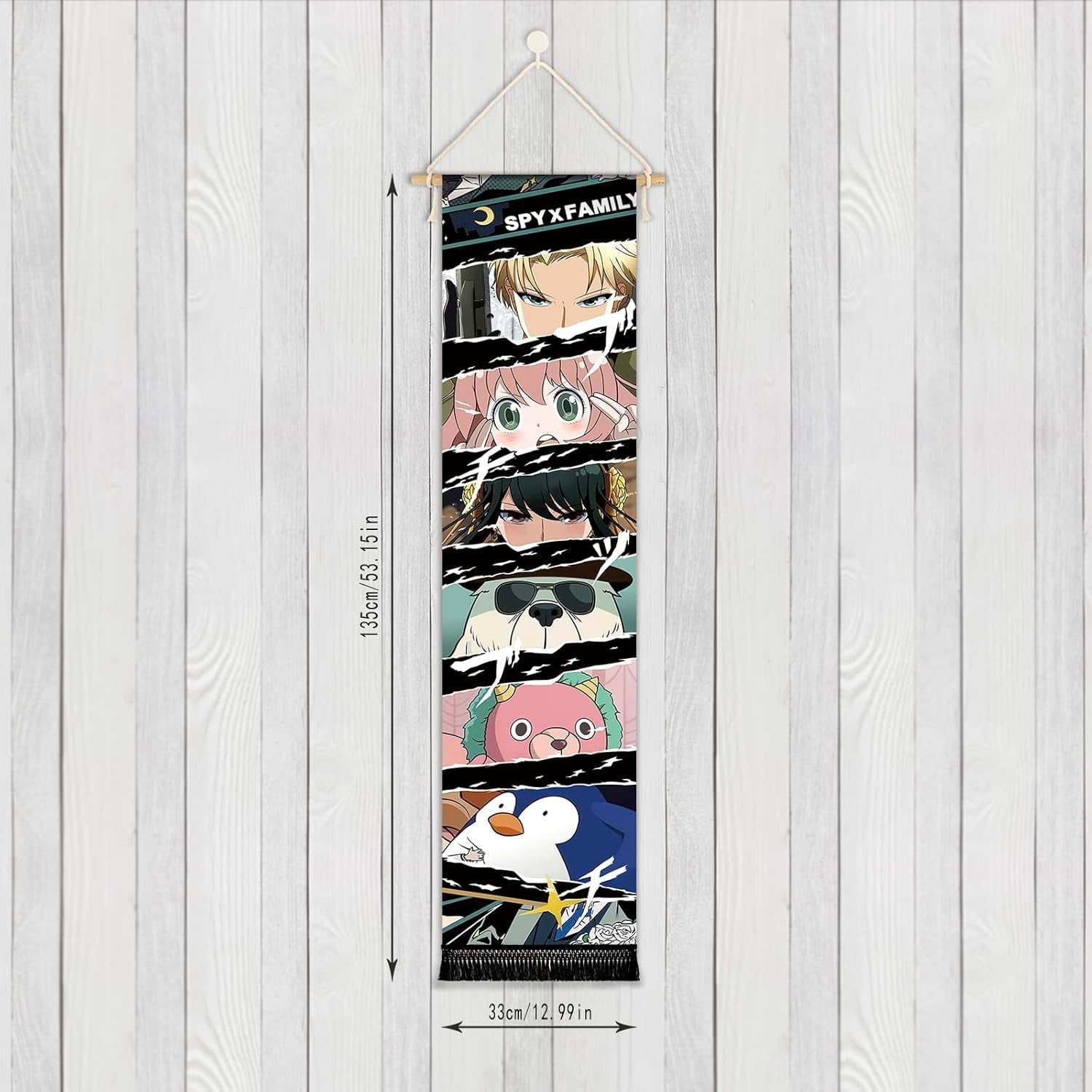 Gobeläng hängande canvas väggkonst banner anime Hem - Tillbehör och dekorationer Naty Shop