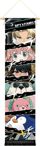 Gobeläng hängande canvas väggkonst banner anime Hem - Tillbehör och dekorationer Naty Shop Måla ögon