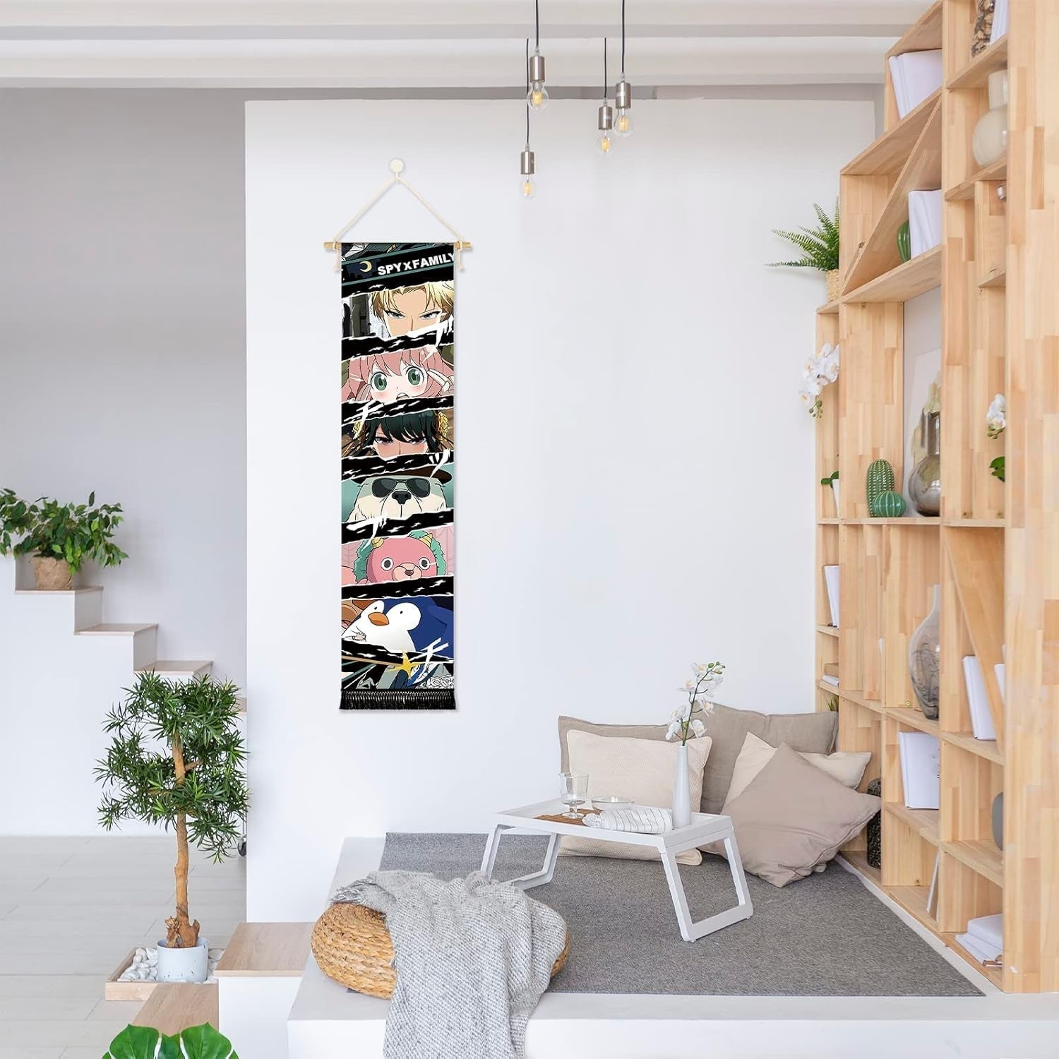 Gobeläng hängande canvas väggkonst banner anime Hem - Tillbehör och dekorationer Naty Shop