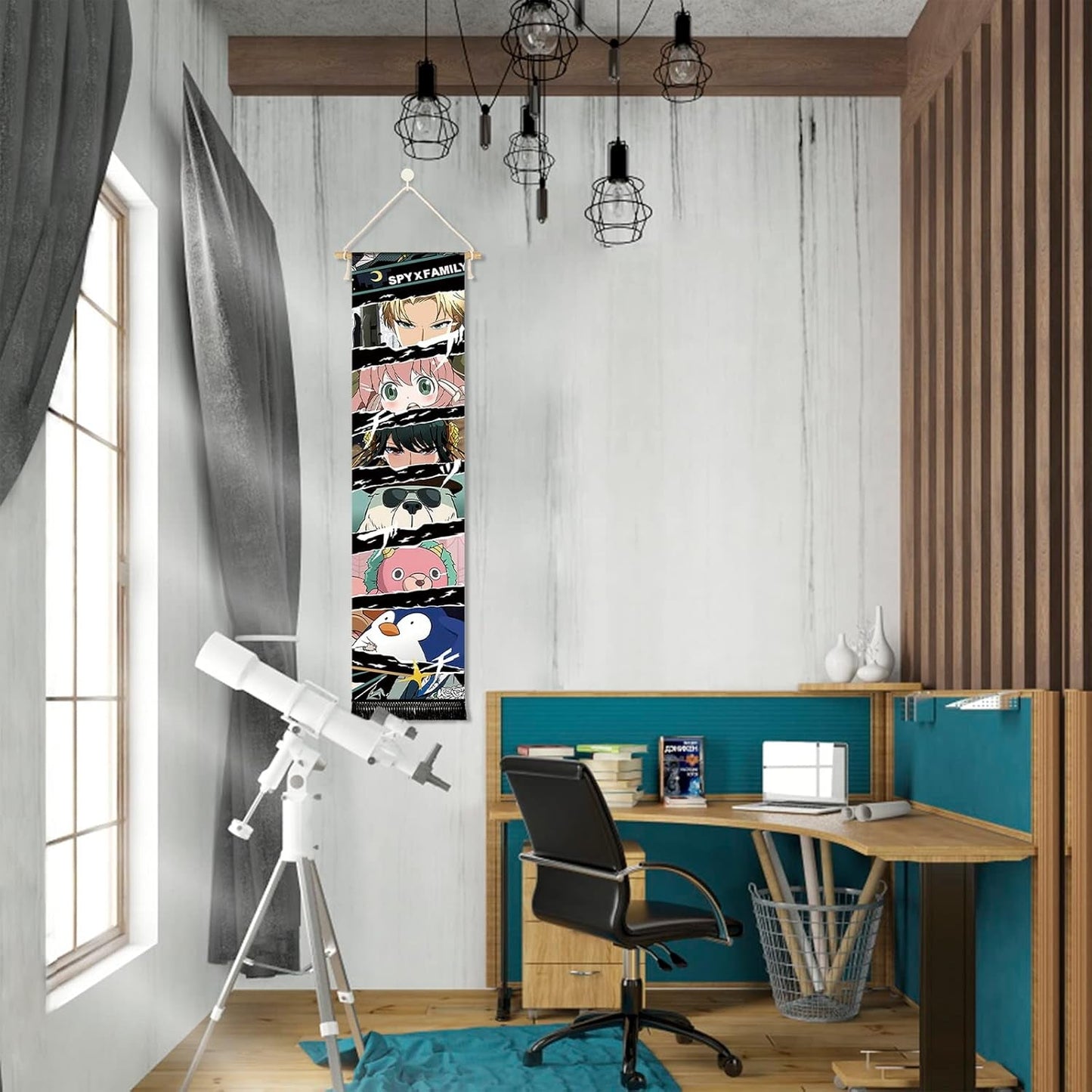 Gobeläng hängande canvas väggkonst banner anime Hem - Tillbehör och dekorationer Naty Shop