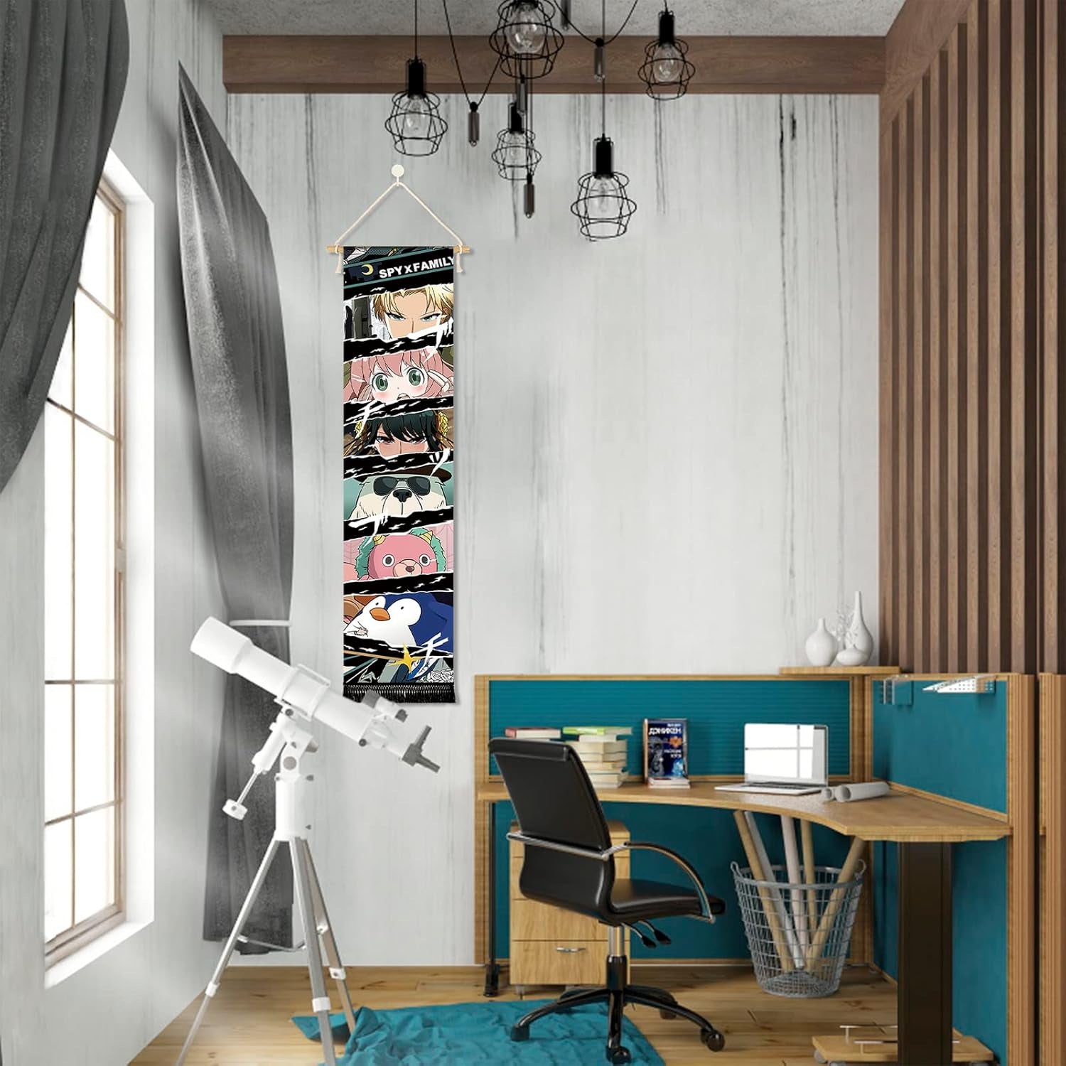 Gobeläng hängande canvas väggkonst banner anime Hem - Tillbehör och dekorationer Naty Shop