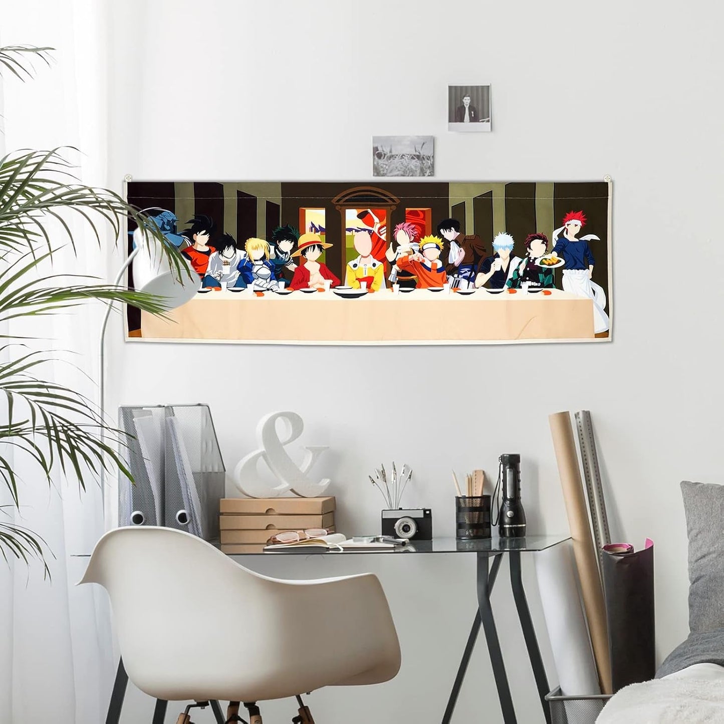 Gobeläng hängande canvas väggkonst målning anime karaktärer Hem - Tillbehör och dekorationer Naty Shop