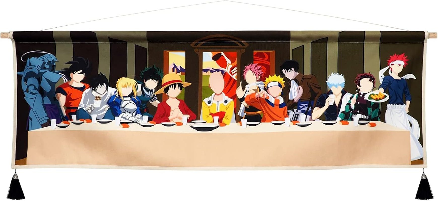 Gobeläng hängande canvas väggkonst målning anime karaktärer Hem - Tillbehör och dekorationer Naty Shop Standardtitel