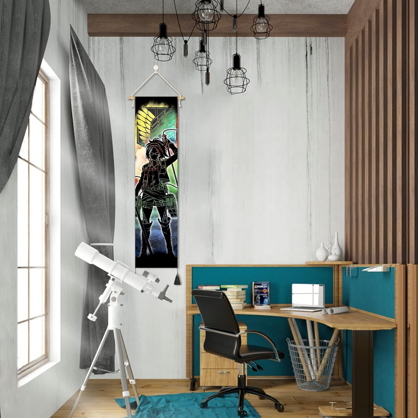 Gobeläng hängande canvas väggkonstmålning Japanska tecken Hem - Tillbehör och dekorationer Naty Shop