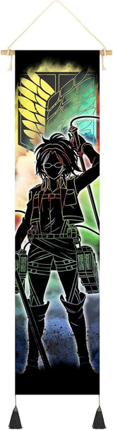 Gobeläng hängande canvas väggkonstmålning Japanska tecken Hem - Tillbehör och dekorationer Naty Shop Stil-D