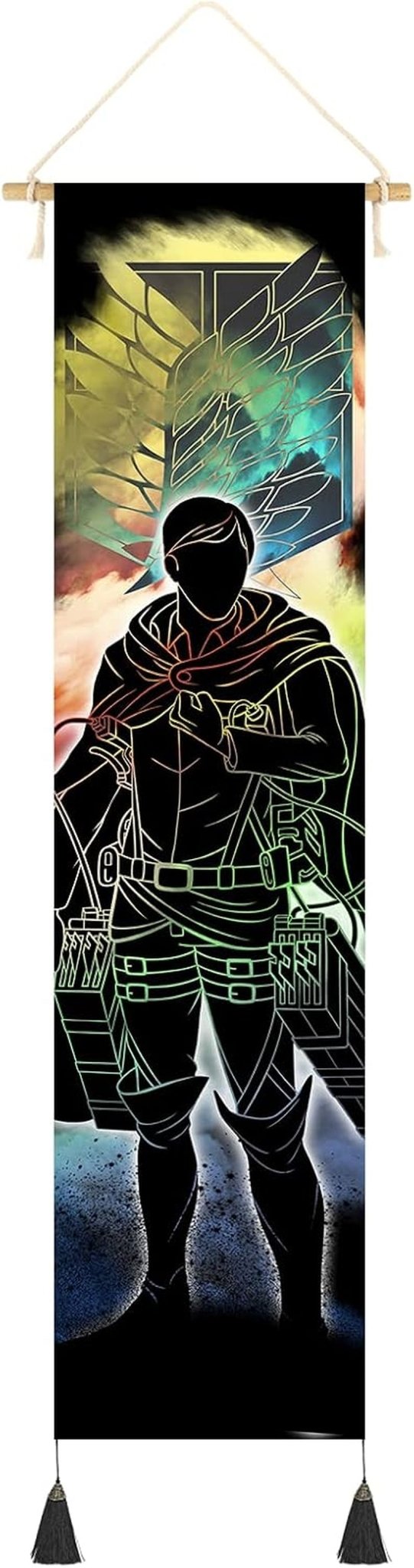 Gobeläng hängande canvas väggkonstmålning Japanska tecken Hem - Tillbehör och dekorationer Naty Shop Stil-A