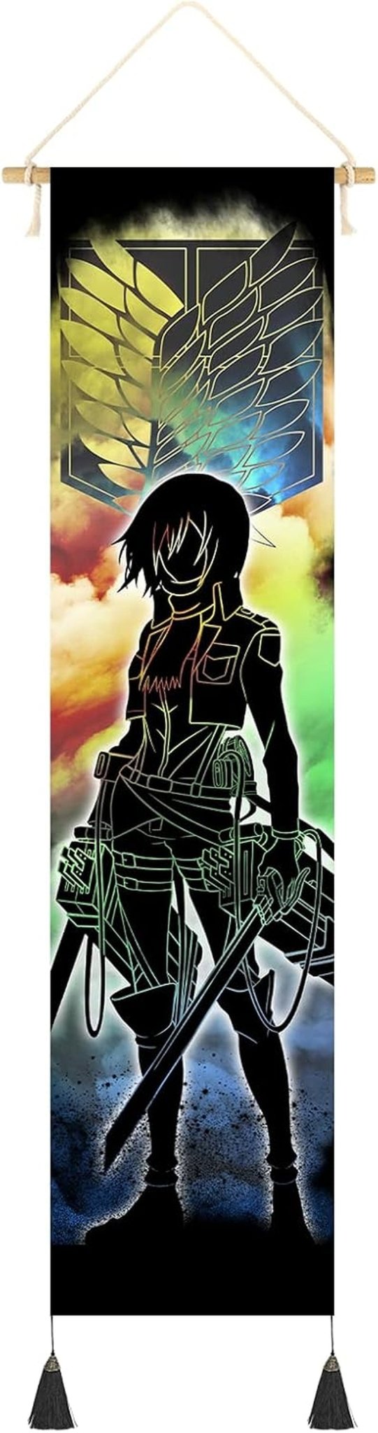 Gobeläng hängande canvas väggkonstmålning Japanska tecken Hem - Tillbehör och dekorationer Naty Shop Stil-E