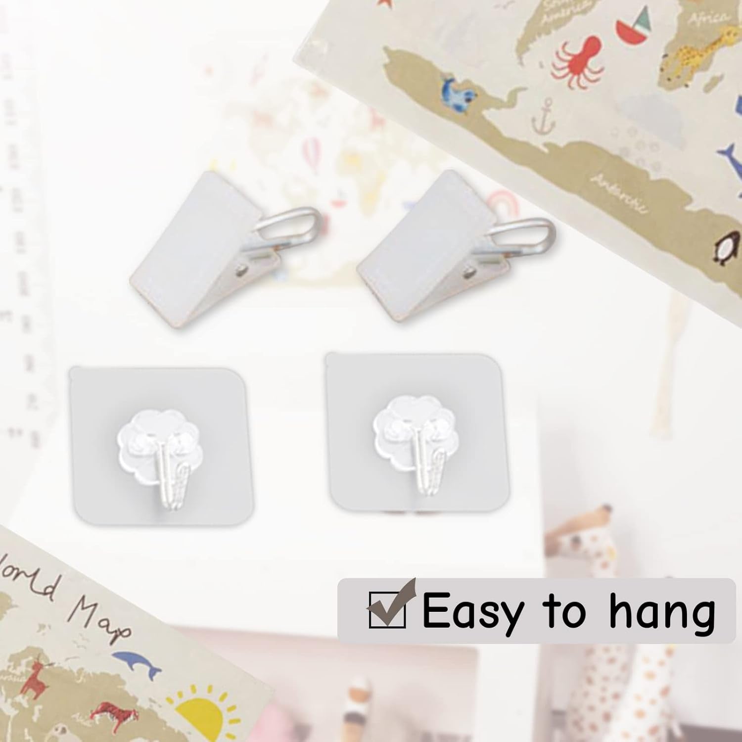 Haokaini gobeläng världskarta barnsäng foto Hem - Tillbehör och dekorationer Naty Shop