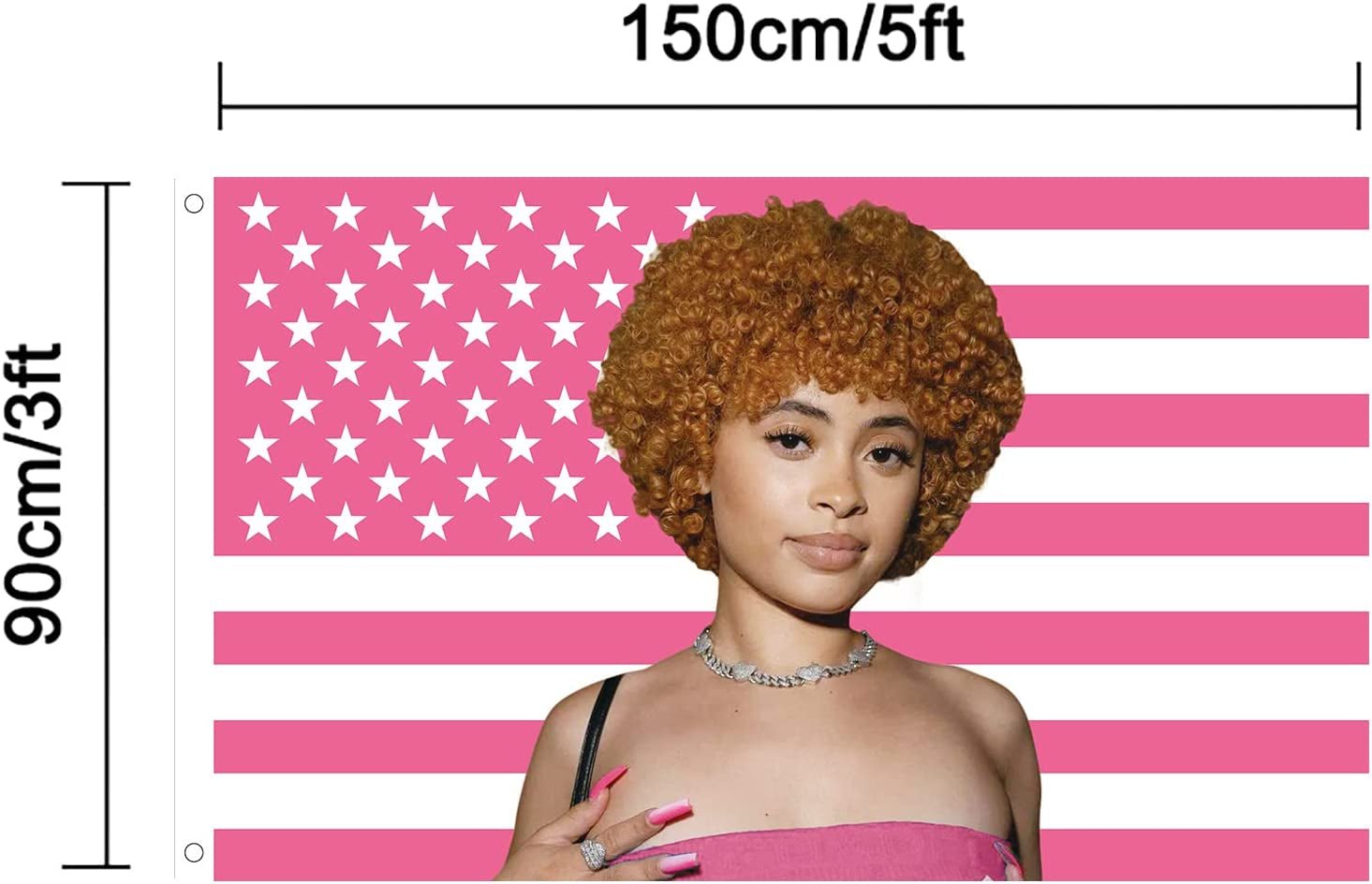 Gobeläng israppare kryddflagga interiör exteriör rosa Hem - Accessoarer och dekorationer Naty Shop