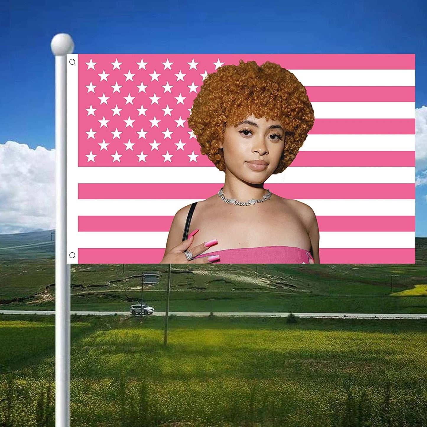 Gobeläng israppare kryddflagga interiör exteriör rosa Hem - Accessoarer och dekorationer Naty Shop