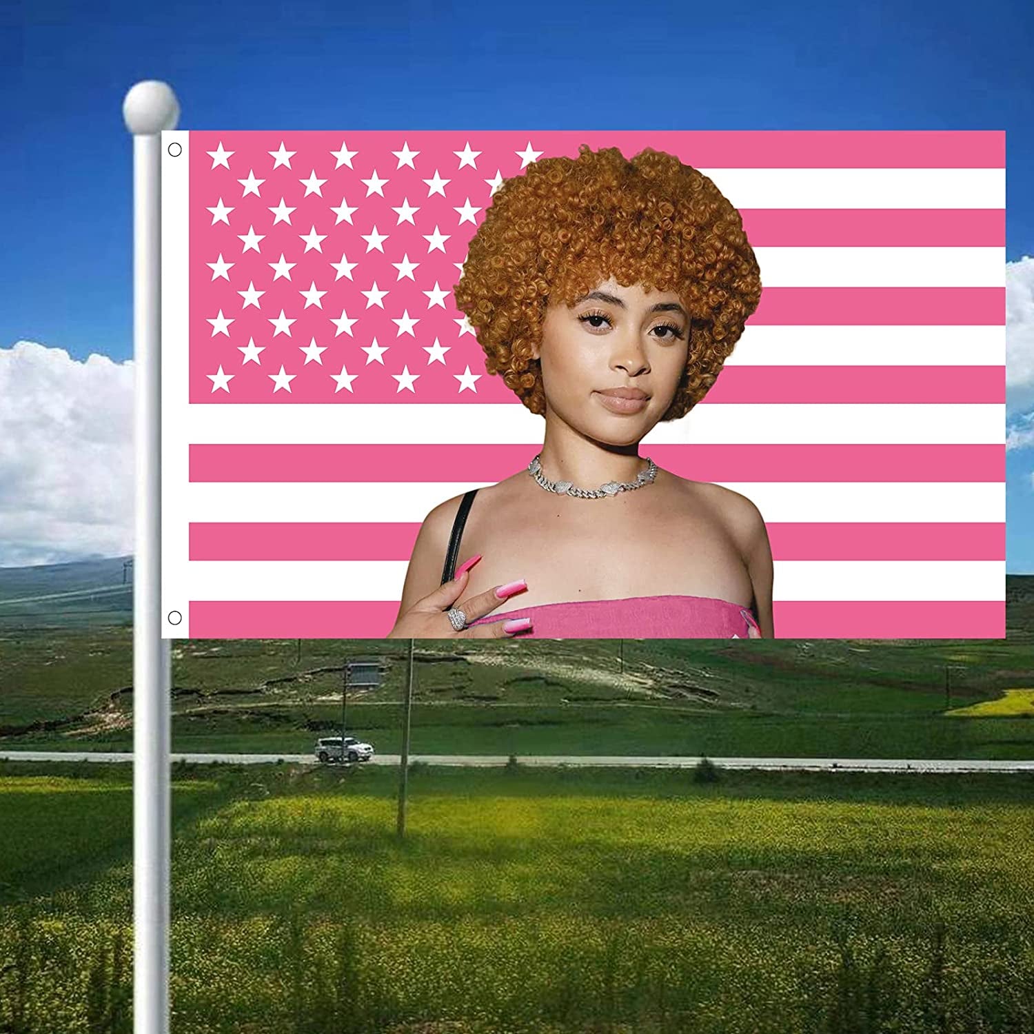 Gobeläng israppare kryddflagga interiör exteriör rosa Hem - Accessoarer och dekorationer Naty Shop