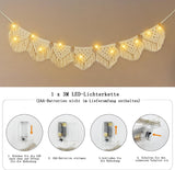 Gobeläng ihonyi deco chic fransad girlang led Hem - Tillbehör och dekorationer Naty Shop