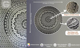 Gobeläng Indien strandhandduk rund mandala hippiestor indisk Hem - Tillbehör och dekorationer Naty Shop
