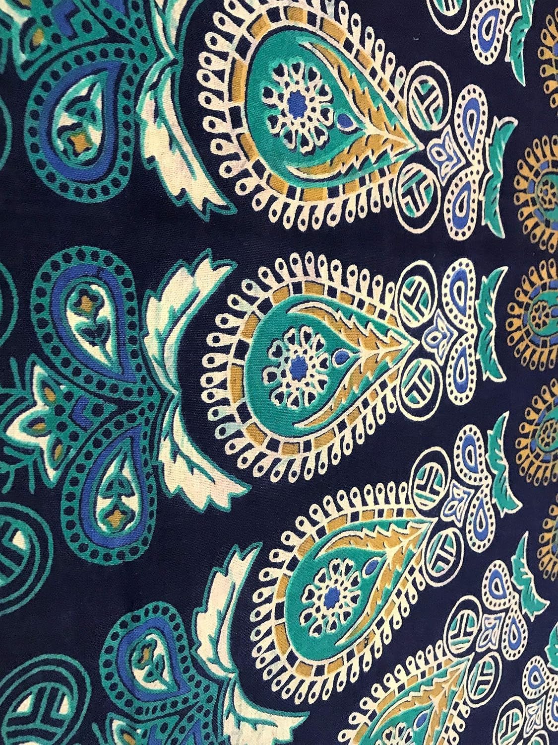 Indisk gobeläng psykedelisk mandala blå turkos elefant Hem - Tillbehör och dekorationer Naty Shop