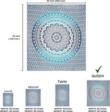 Indisk blå mandala gobeläng estetisk rumsdekoration Hem - Tillbehör och dekorationer Naty Shop