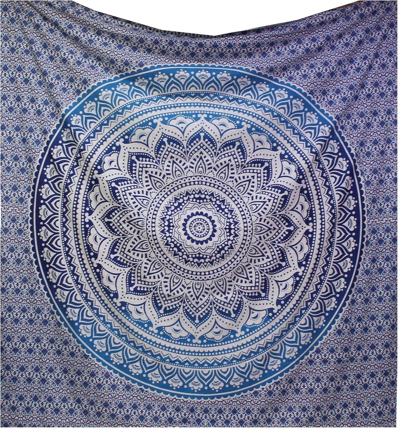 Indisk blå mandala gobeläng estetisk rumsdekoration Hem - Tillbehör och dekorationer Naty Shop Standardtitel