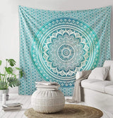 Indisk grön mandala gobeläng estetisk dekoration Heminredning - Tillbehör och dekorationer Naty Shop Standardtitel