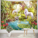Japansk gobeläng panza röda körsbärsblommor solvägg Hem - Tillbehör och dekorationer Naty Shop Multi 11 235L X 180B Cm