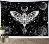 Japansk gobeläng panza röda körsbärsblommor solvägg Hem - Tillbehör och dekorationer Naty Shop Multi 12 200L X 150B Cm