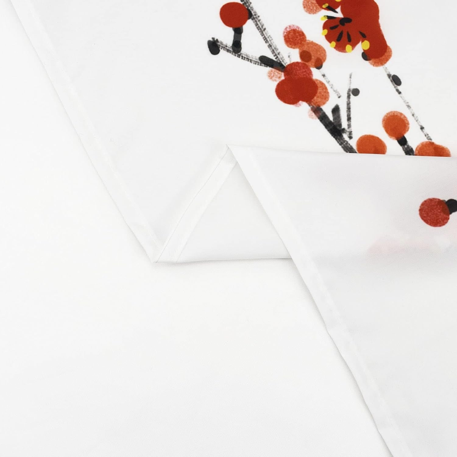 Japansk gobeläng canvas röda körsbärsblommor solvägg Hem - Tillbehör och dekorationer Naty Shop