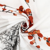Japansk gobeläng canvas röda körsbärsblommor solvägg Hem - Tillbehör och dekorationer Naty Shop