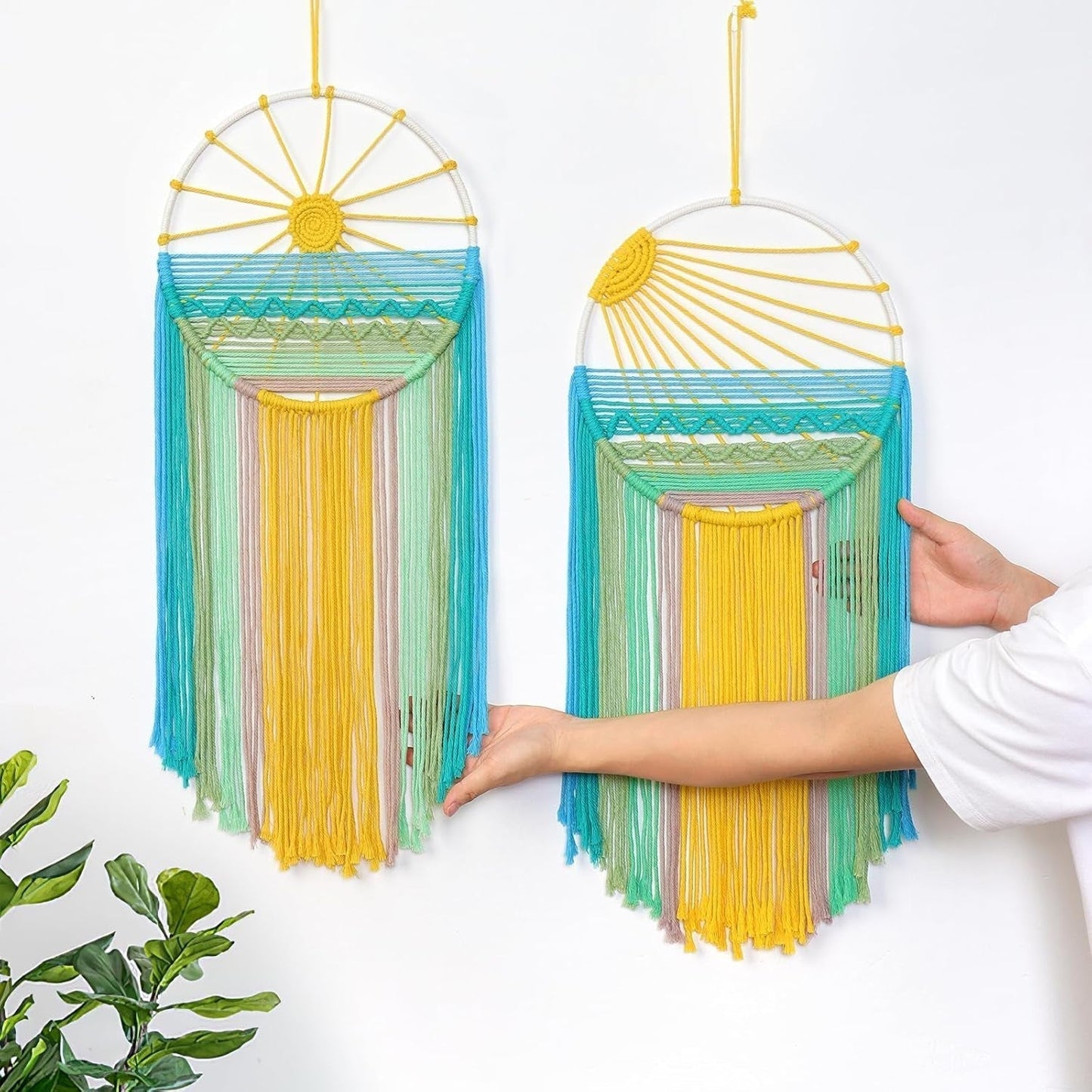 Gobeläng lomohoo drömfångare gobeläng solmönster regnbågsrum Hem - Tillbehör och dekorationer Naty Shop