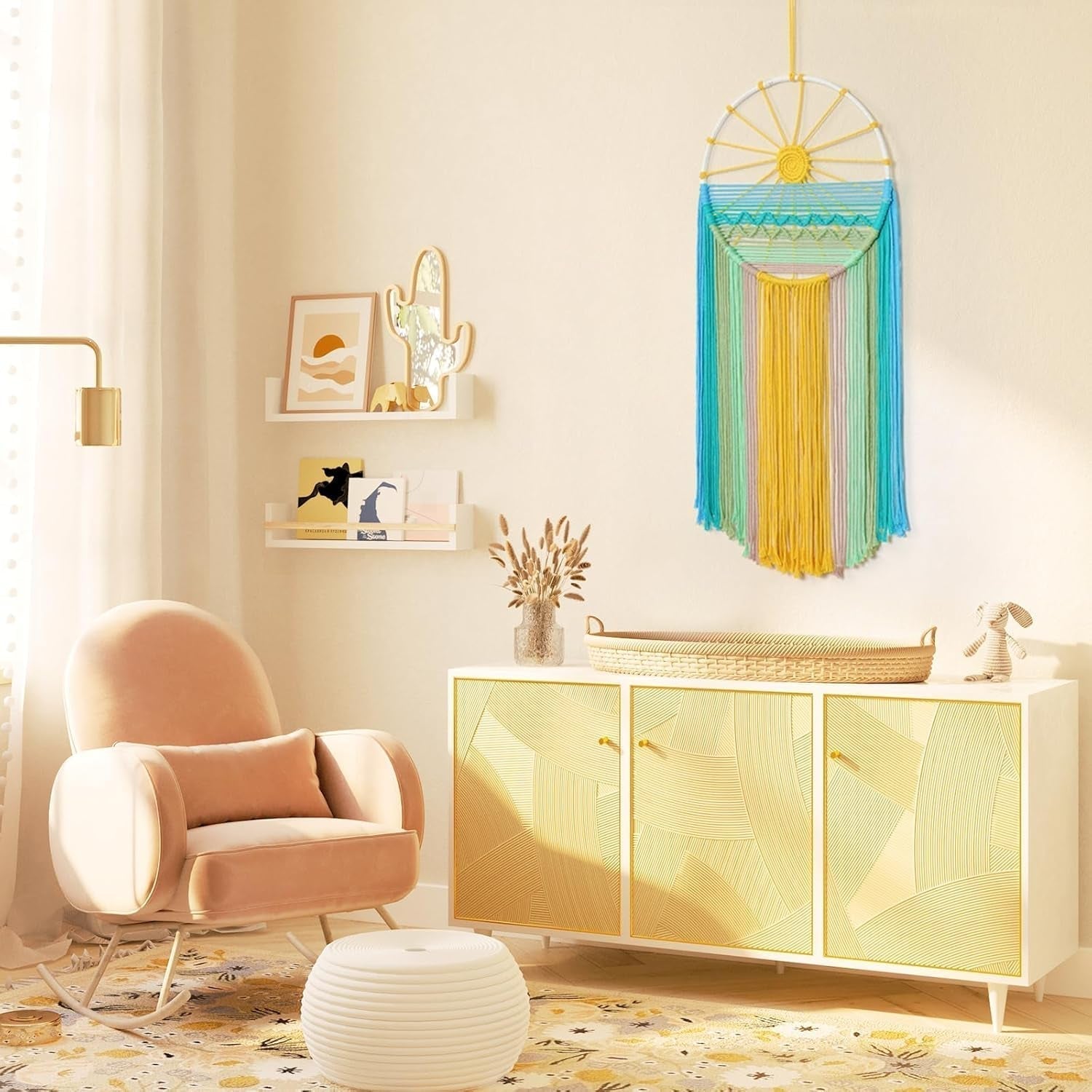 Gobeläng lomohoo drömfångare gobeläng solmönster regnbågsrum Hem - Tillbehör och dekorationer Naty Shop