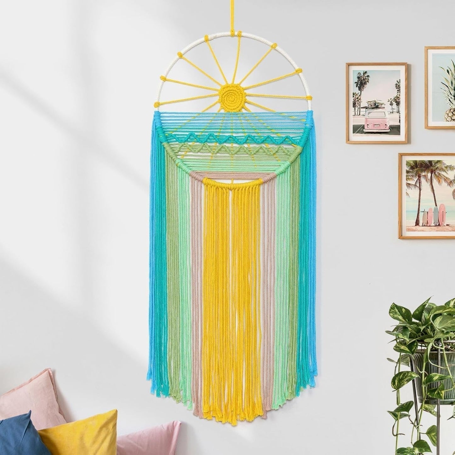 Gobeläng lomohoo drömfångare gobeläng modell regnbåge solrum Hem - Tillbehör och dekorationer Naty Shop Ray of the sun
