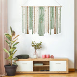 Gobeläng lomohoo stor deco grön estetisk vävd Hem - Accessoarer och dekorationer Naty Shop
