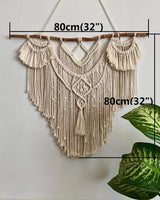 Stor naturlig bohemisk drivvedsväv över sänggaveln Hem - Accessoarer och dekorationer Naty Shop