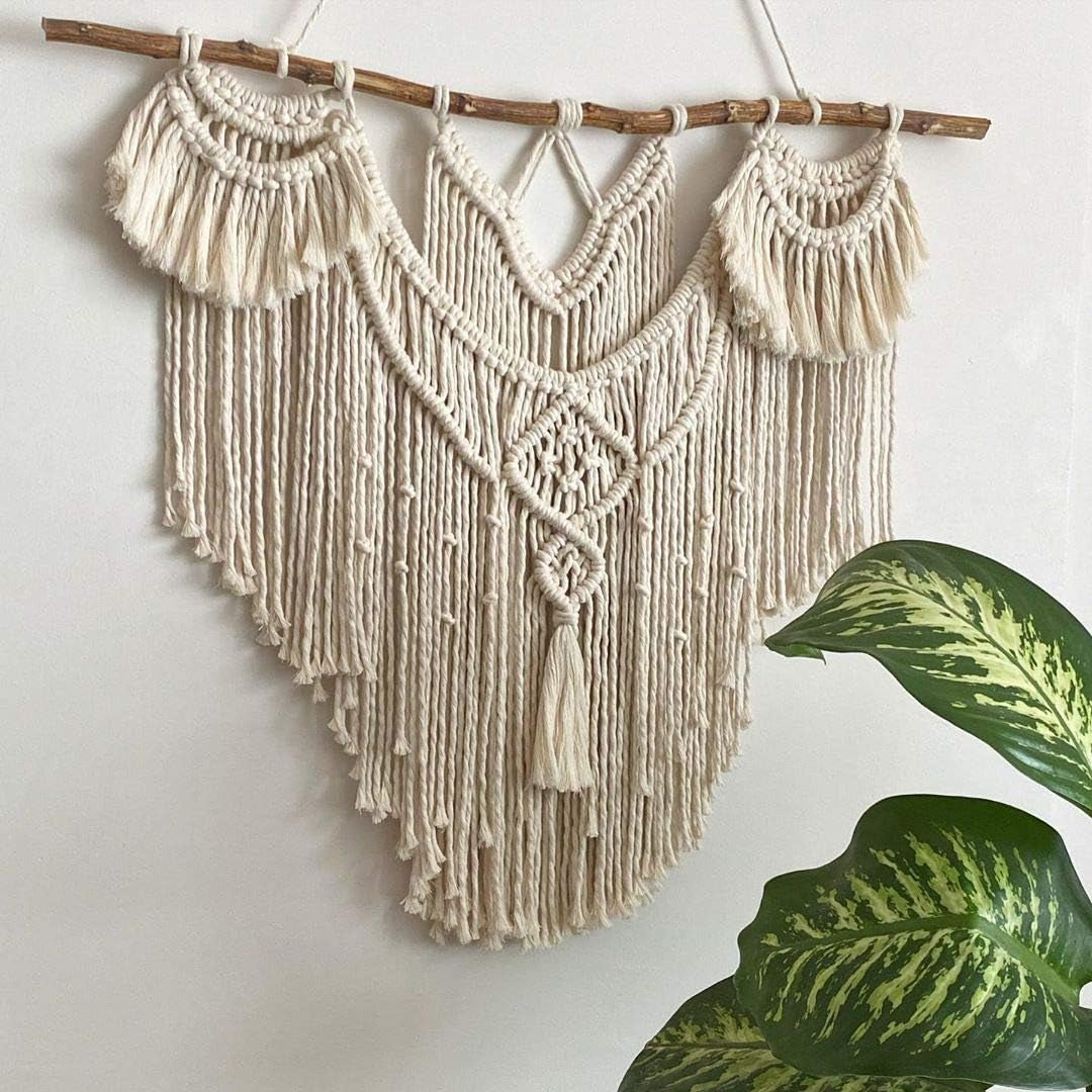Stor naturlig bohemisk drivvedsväv över sänggaveln Hem - Accessoarer och dekorationer Naty Shop