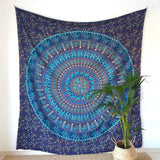 Gobeläng momomus mandala färgad bomull orientalisk design Hem - Accessoarer och dekorationer Naty Shop