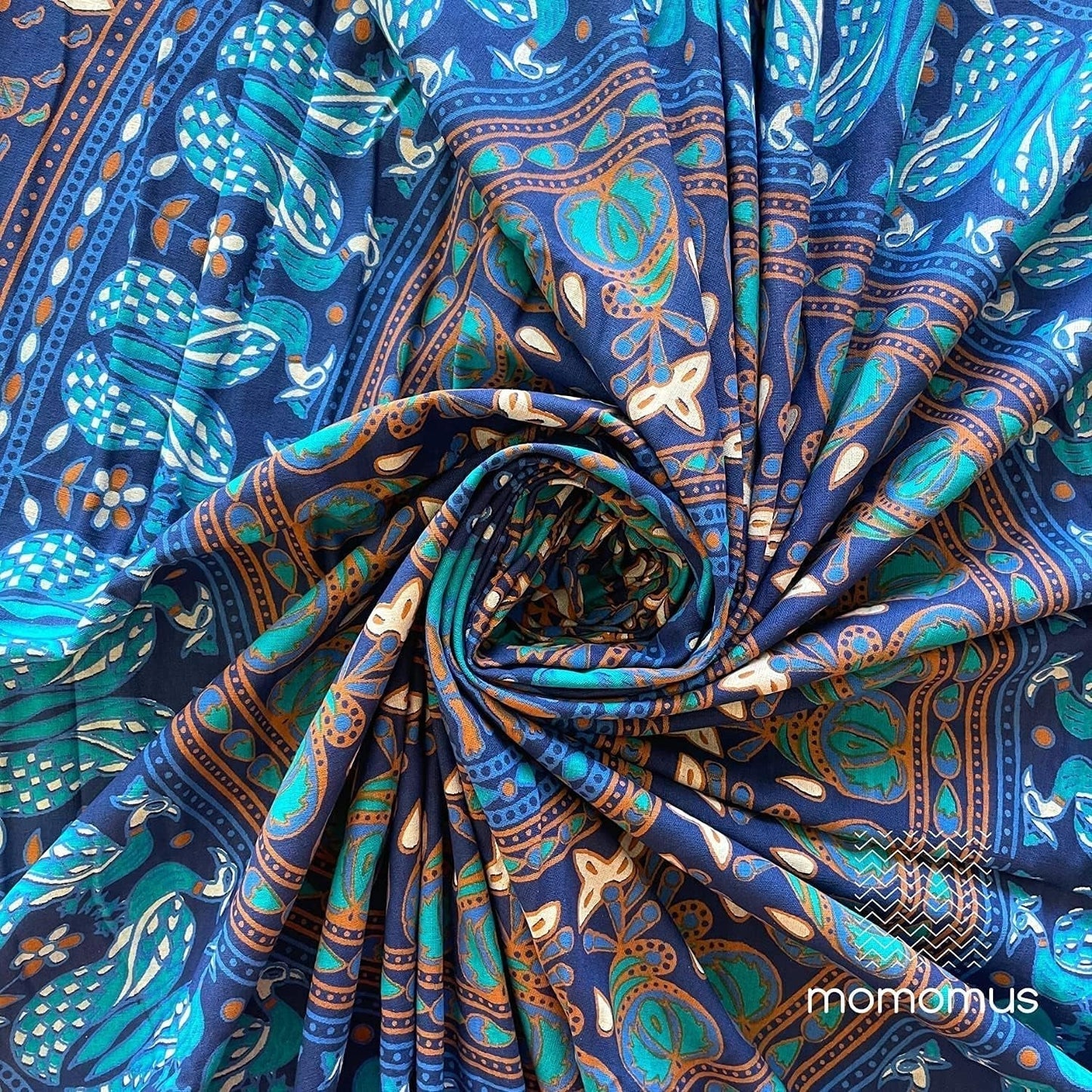Gobeläng momomus mandala färgad bomull orientalisk design Hem - Accessoarer och dekorationer Naty Shop