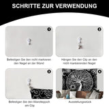 Gobeläng svart vit trädliv gobeläng faser måne Hem - Accessoarer och dekorationer Naty Shop